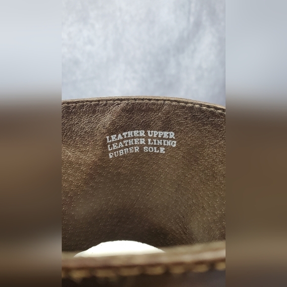 J. Crew Women's size 8.5 Boho Cowboy Western boots engineer brown leather rugged - Picture 14 of 15